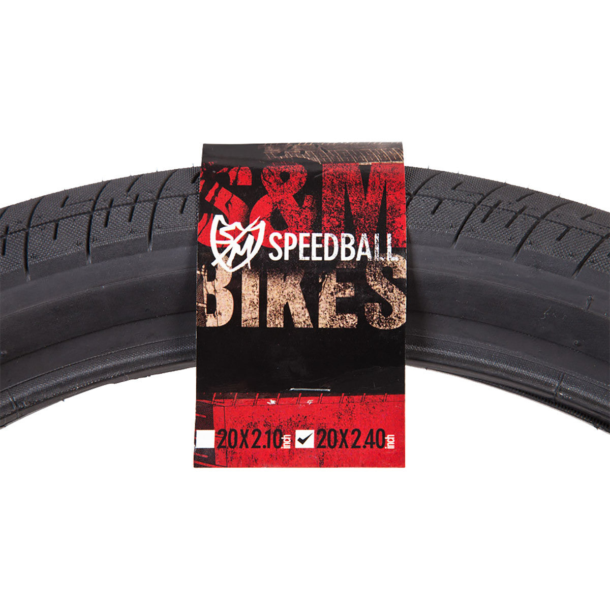 S&M Bikes Speedball Tire 20″x2.40″ - Black