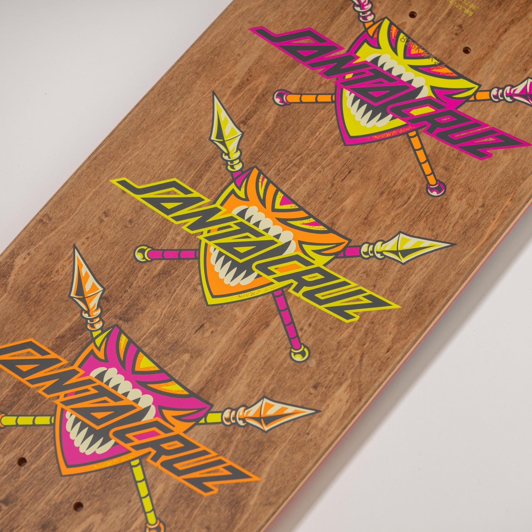Santa Cruz Salba Firedance 8.8" Egg Skateboard Deck
