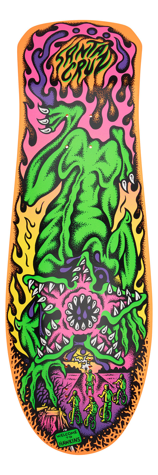 SANTA CRUZ x STRANGER THINGS SALBA DEMOGORGON 10.3" SKATEBOARD DECK