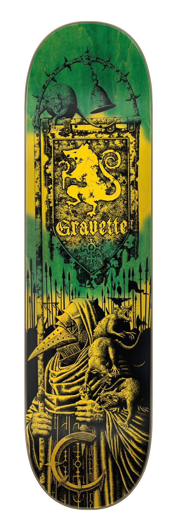 Creature Gravette Messenger 8.3" VX Skateboard Deck