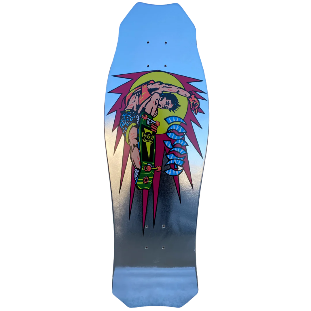 Hosoi Rocket Air 10.25" LIMITED Silver Foil Skateboard Deck