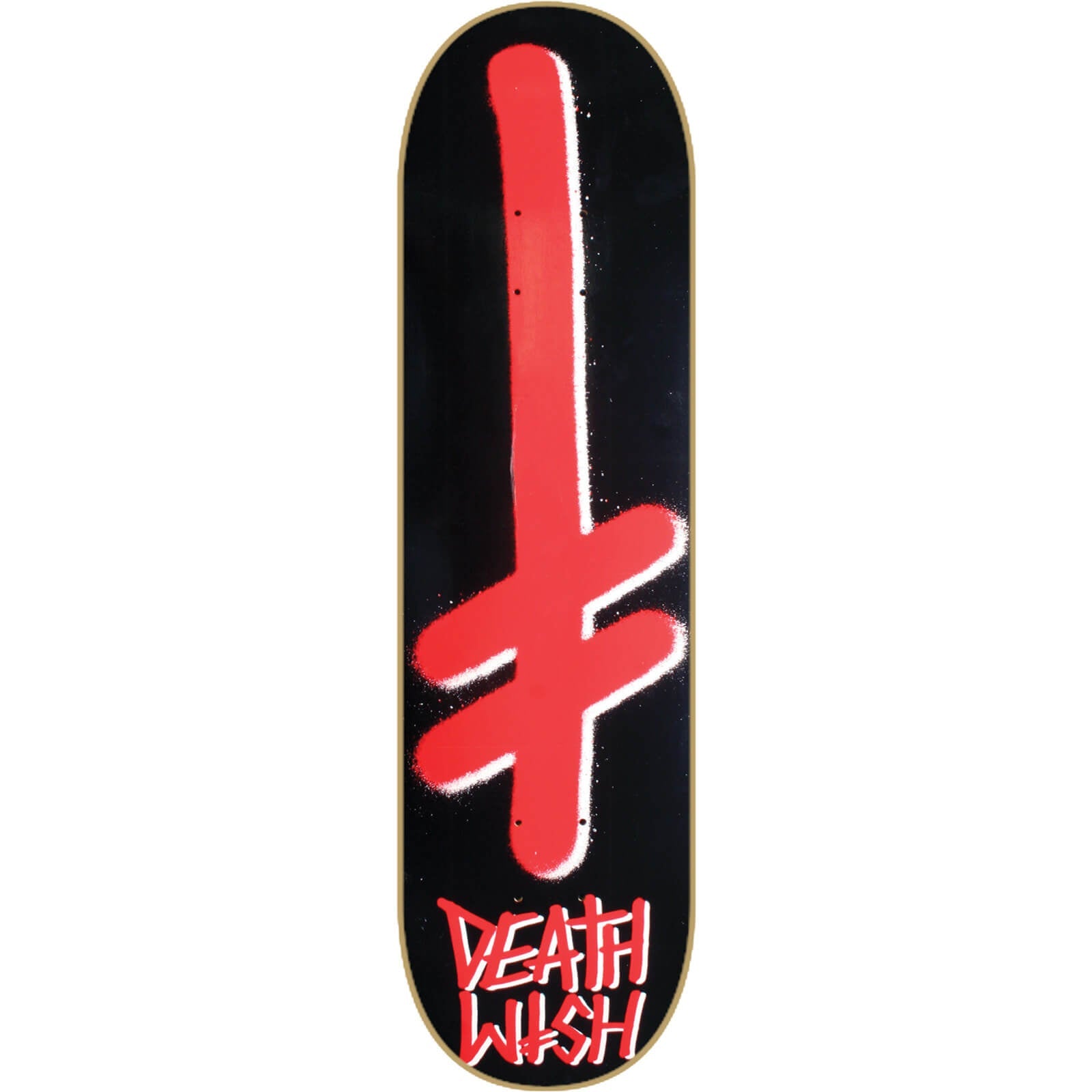 Deathwish Gang Logo Skateboard Deck 8.25" - Black/Red