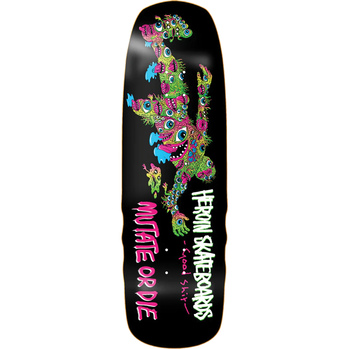 Heroin Pumpkin Spice Wide Boy Egg Skateboard Deck - 10.75″