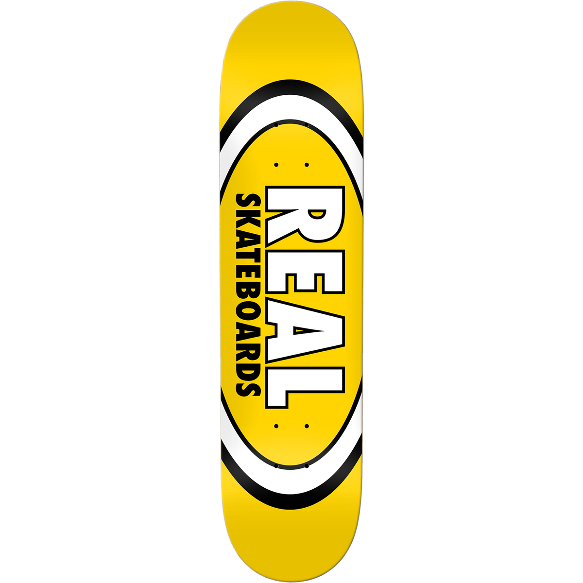 Real Classic Oval Skateboard Deck - 8.06″ Yellow