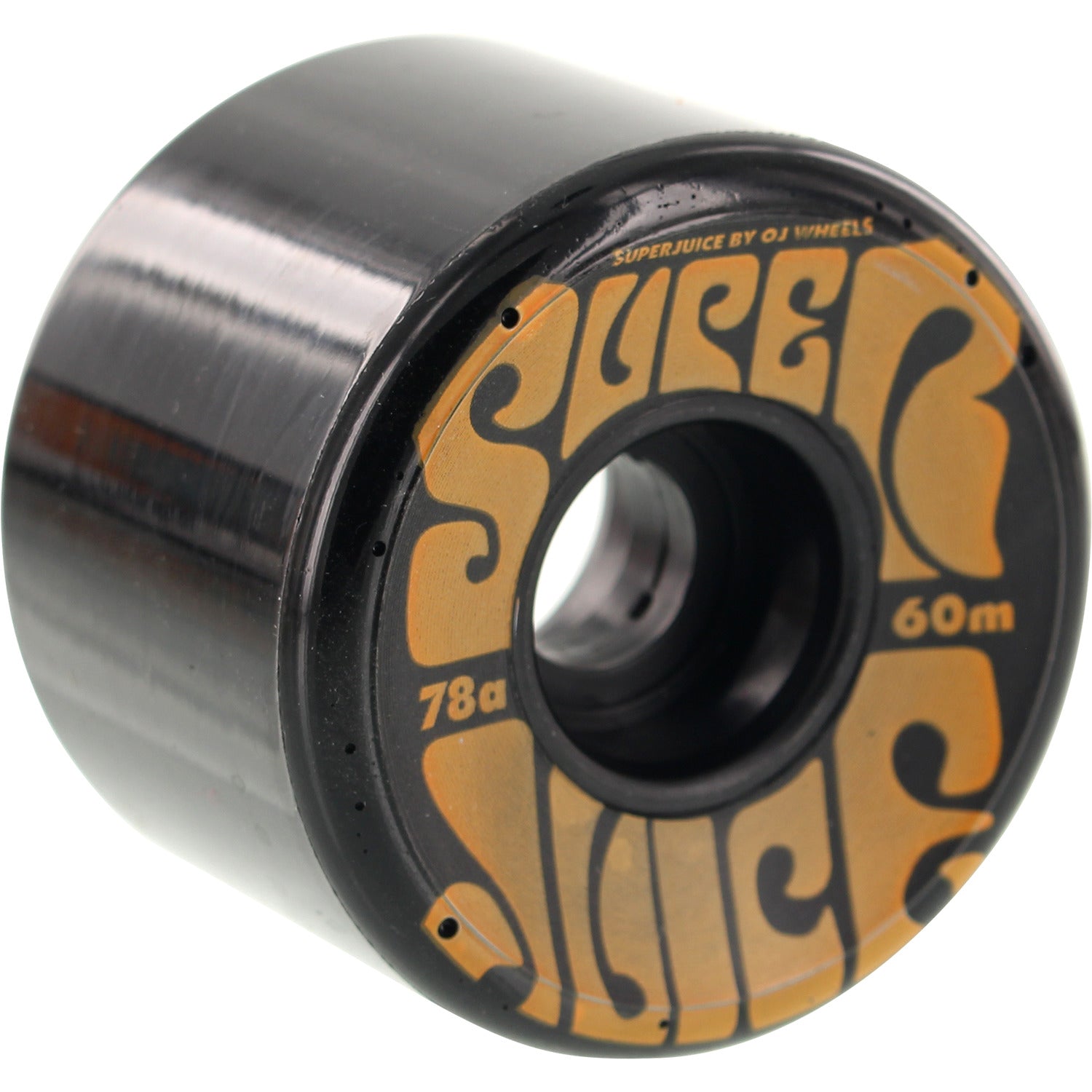 OJ Wheels Super Juice 60mm 78a - Black/Orange (Set of 4)