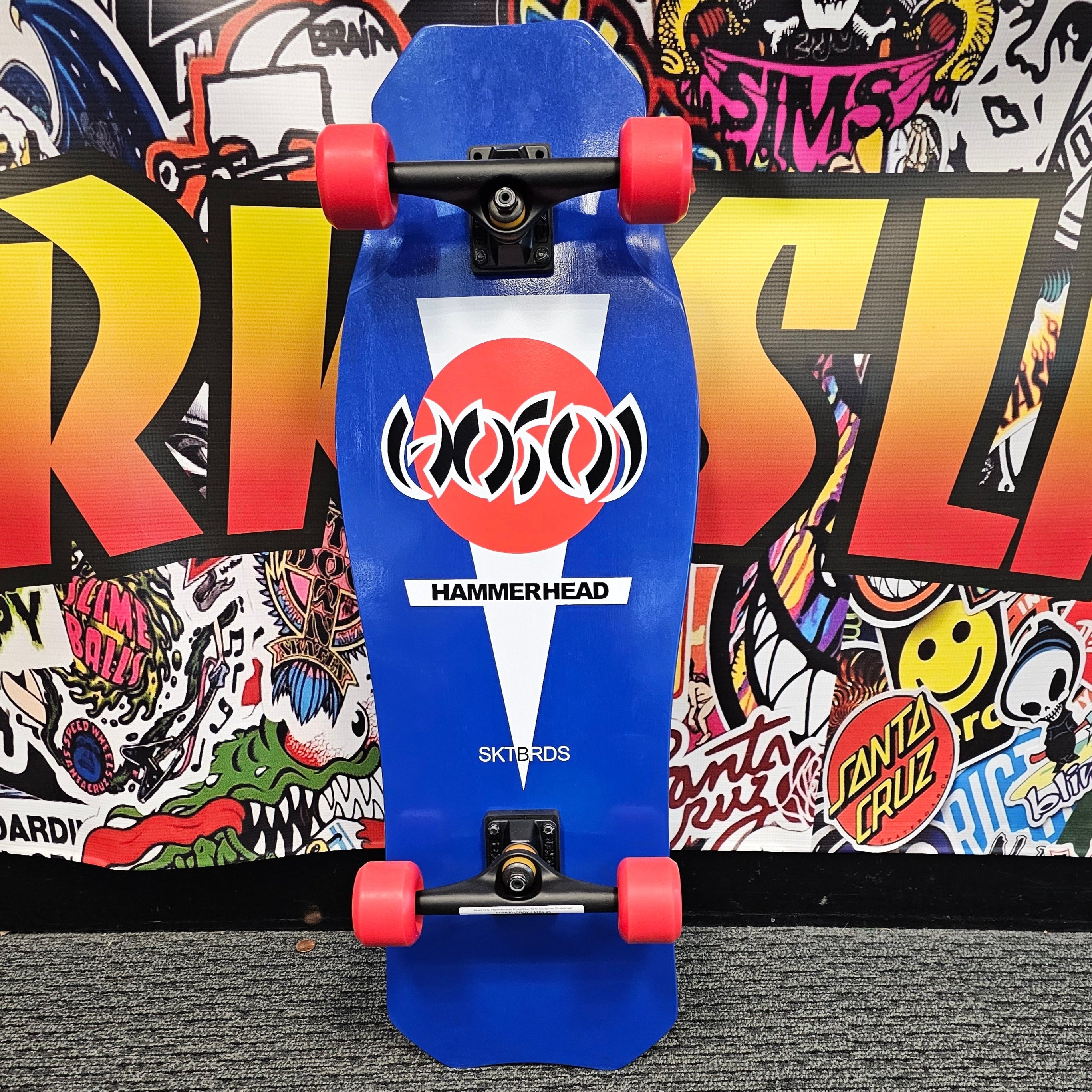 Hosoi O.G. Hammerhead Royal Blue 10.5" Complete Skateboard