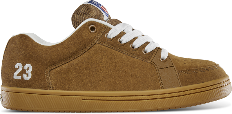 ETNIES SAL 23 TAN / GUM SKATEBOARD SHOES