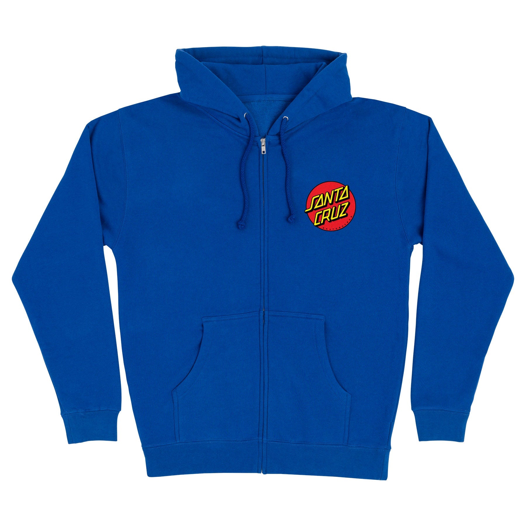 Santa Cruz Classic Dot Zip Up Heavyweight Hooded Sweatshirt