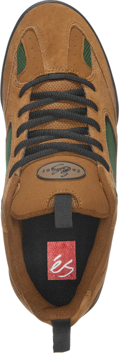 eS QUATTRO (Brown/Green) Skate Shoes
