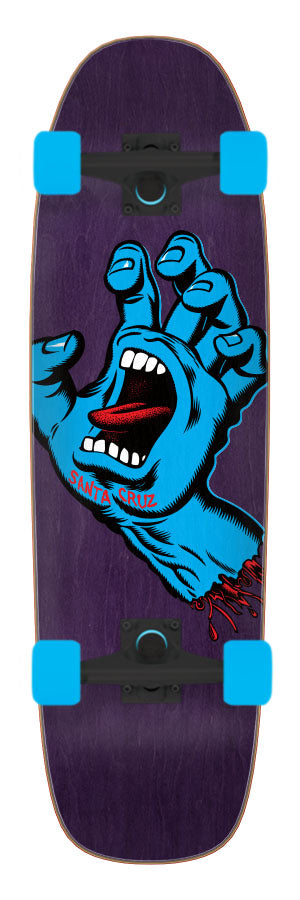 Santa Cruz Screaming Hand 8.4" Cruiser Complete Skateboard