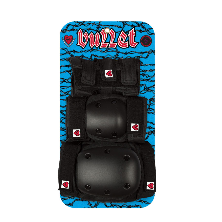 Bullet Adult Pad Set Wrist Guards / Elbow Pads / Knee Pads
