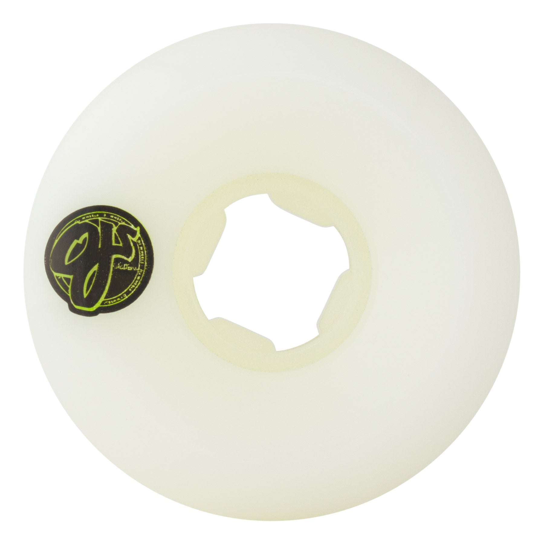 OJ Hardline Team Line 54mm 99a Yellow/Green Skateboard Wheels