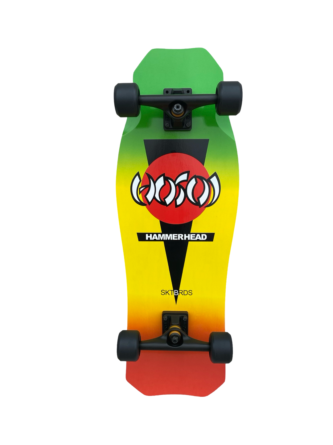 Hosoi O.G. Hammerhead Rasta 10.5" Complete Skateboard