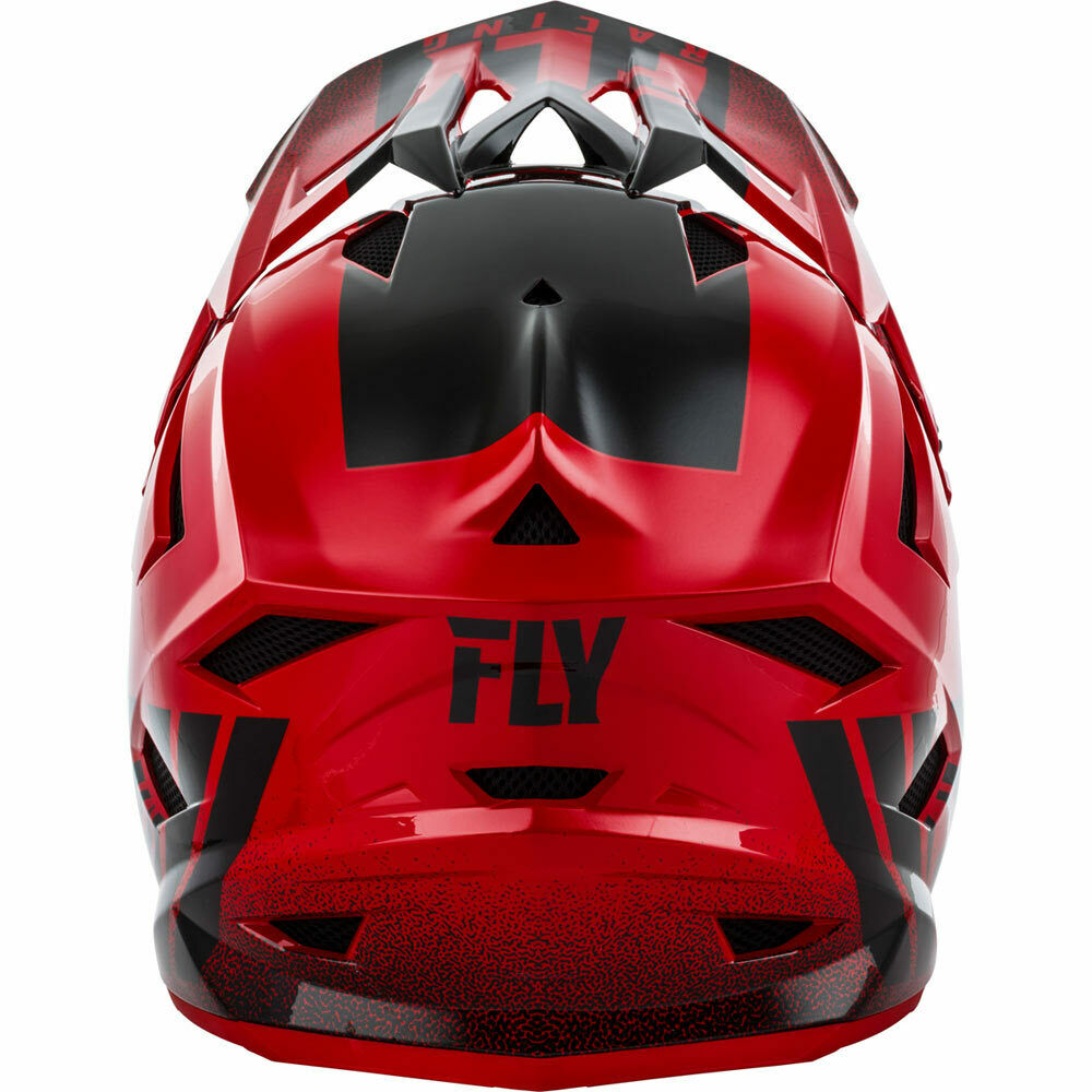 Fly Racing Default Full Face Helmet - Red/Black
