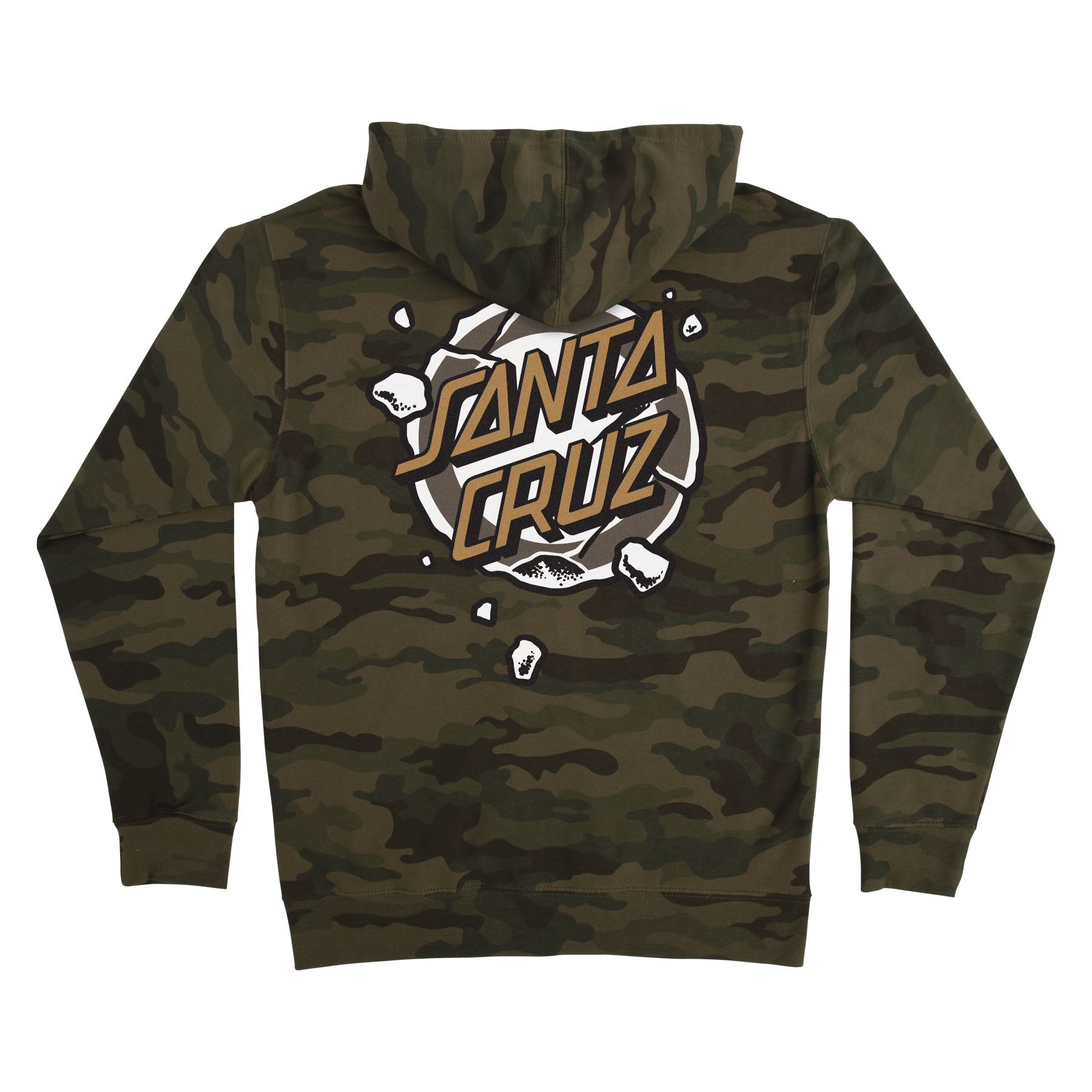 SANTA CRUZ ROSKOPP DESTRUCT DOT ZIP-UP SWEATSHIRT