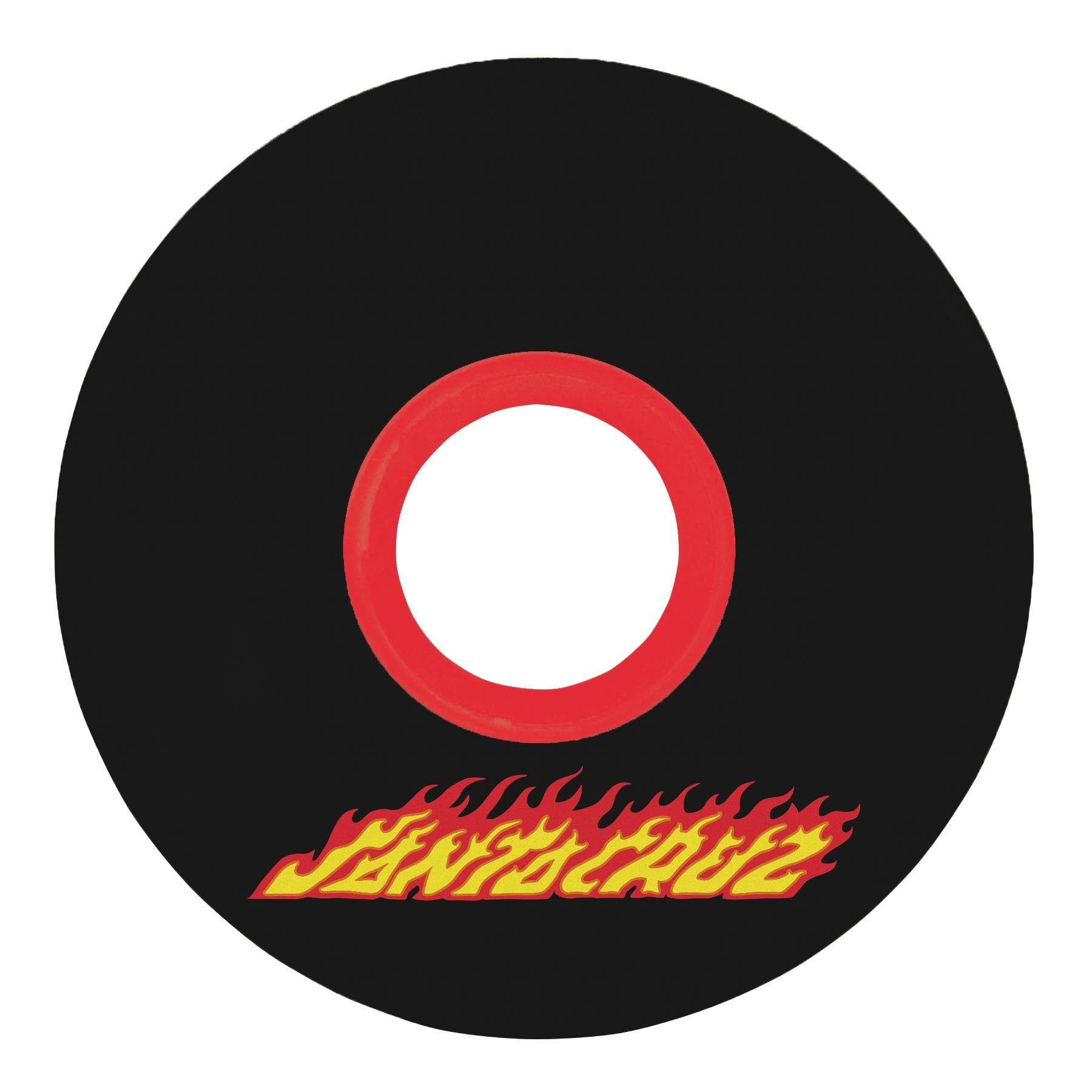 OJ x Santa Cruz Flame Dot Mini Super Juice Black 55mm 78a Skateboard Wheels