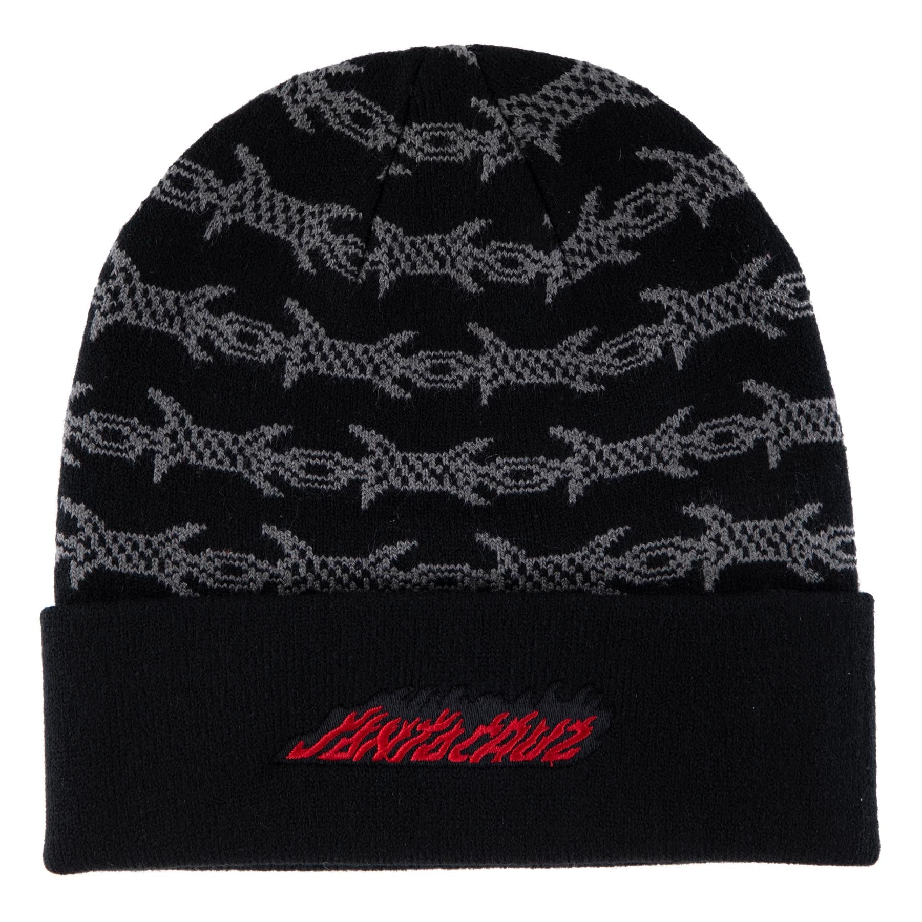 Santa Cruz Wired Flame Dot Long Shoreman Beanie