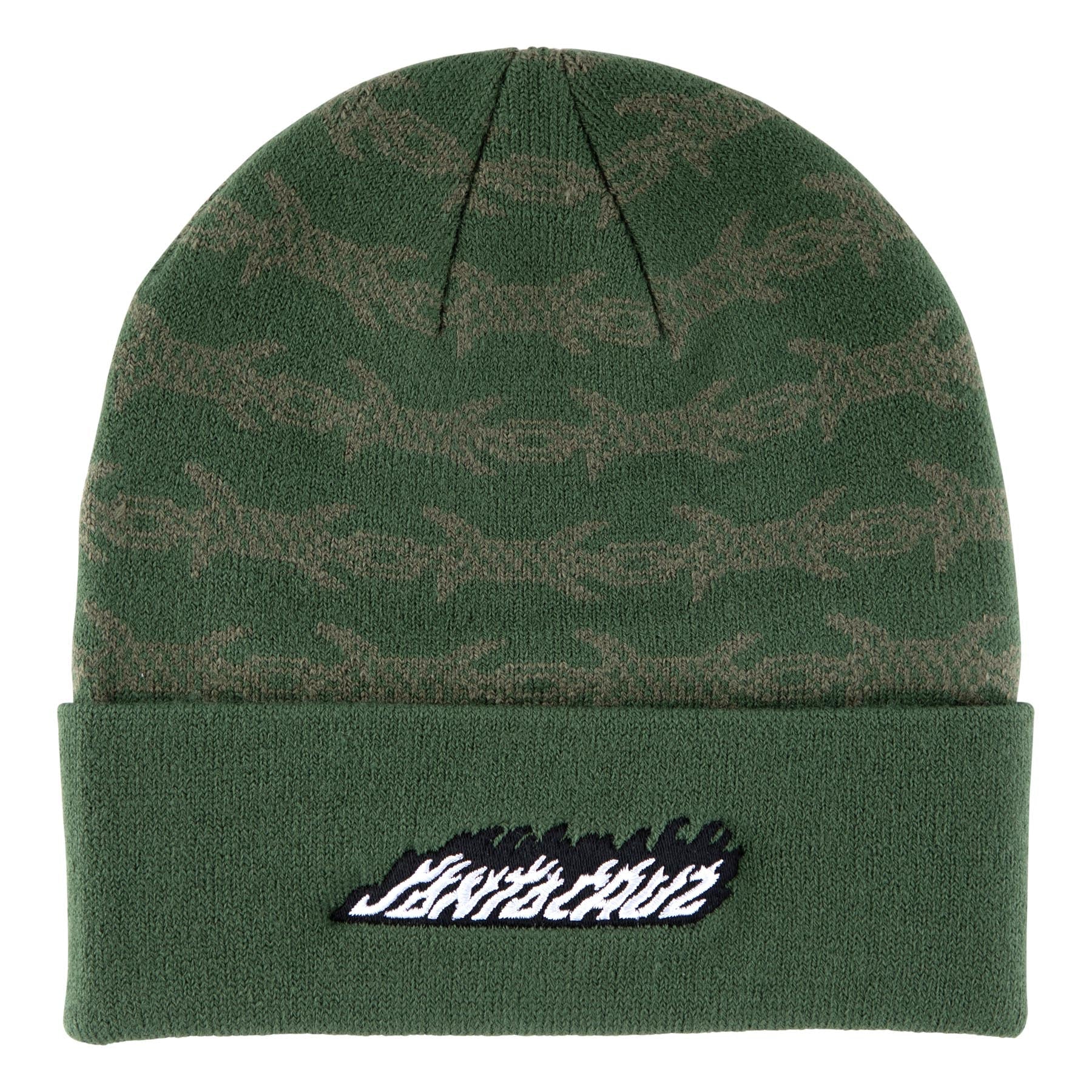 Santa Cruz Wired Flame Dot Long Shoreman Beanie