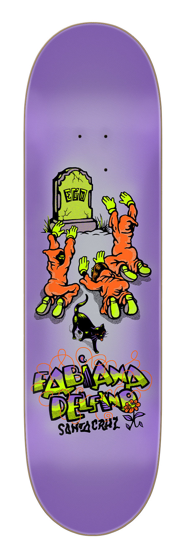 Santa Cruz Delfino Egg FeelBase 8.25" Skateboard Deck