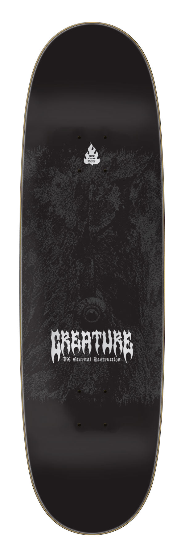 CREATURE Worthington Mortem 9" VX EGG SHAPED SKATEBOARD DECK