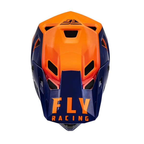Fly Racing Rayce Full Face Helmet - Navy/Orange/Red