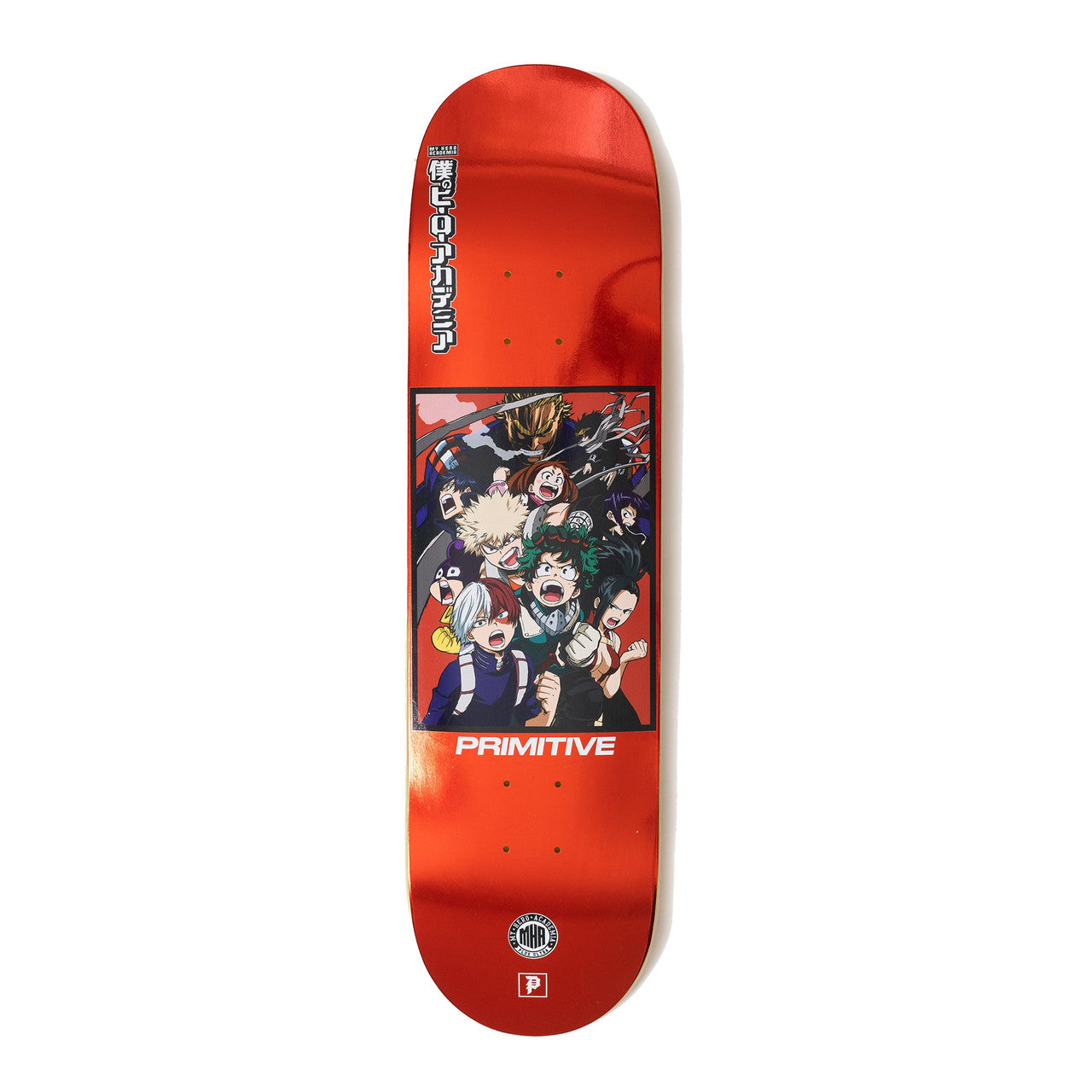 Primitive My Hero Academia Skateboard Deck - 7.75″ Red