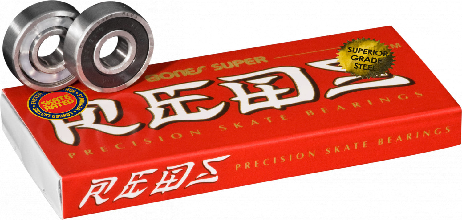 Bones® Super REDS® Skateboard Bearings 8 pack