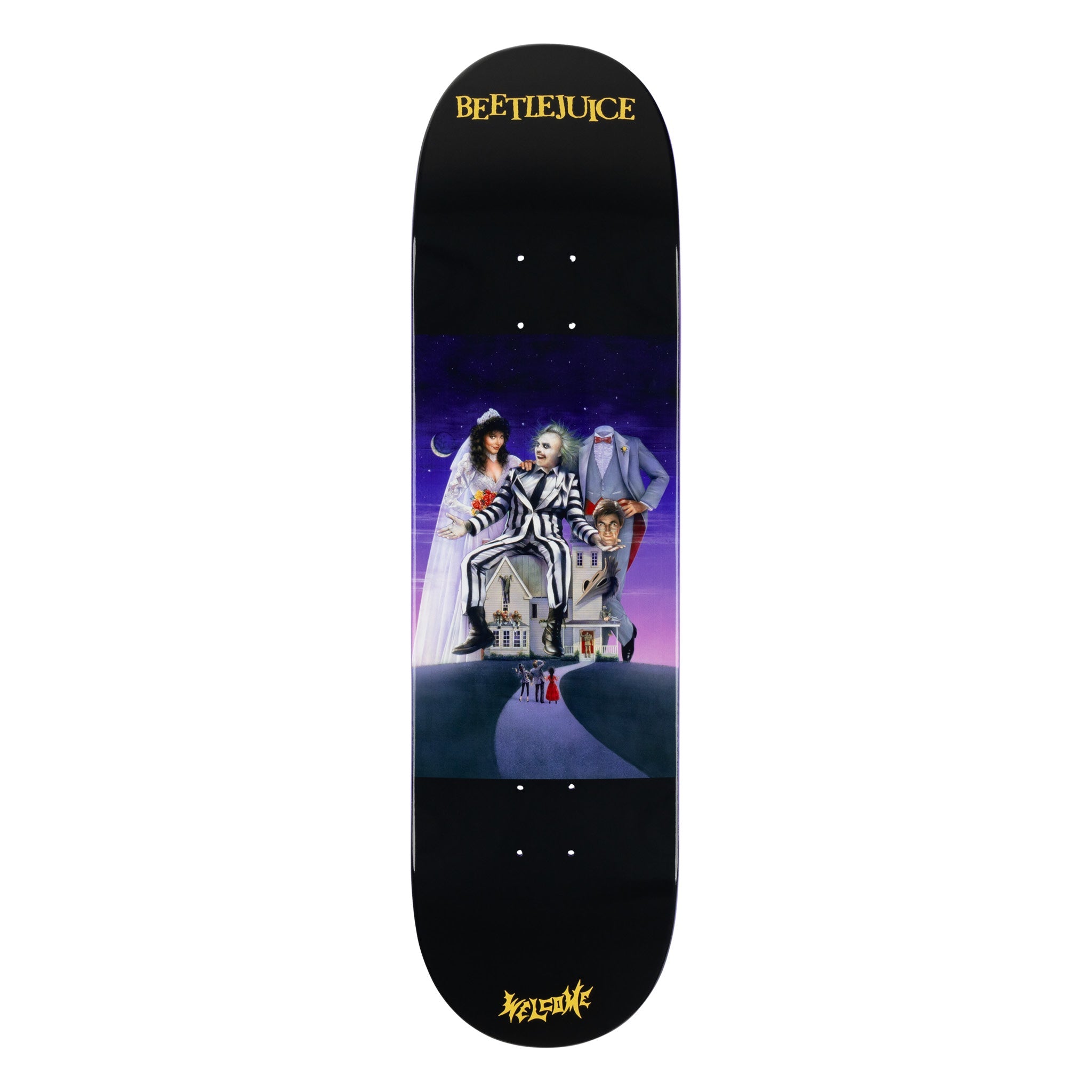 WELCOME X BEETLEJUICE "SHOWTIME" 9" COMPLETE SKATEBOARD