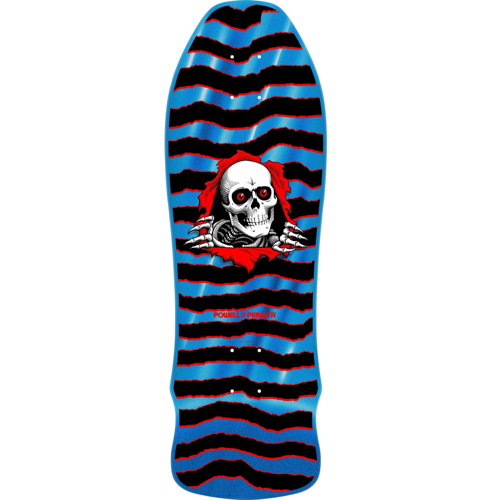 Powell Peralta GeeGah Ripper Reissue Skateboard Deck - 9.75″ Blue Foil