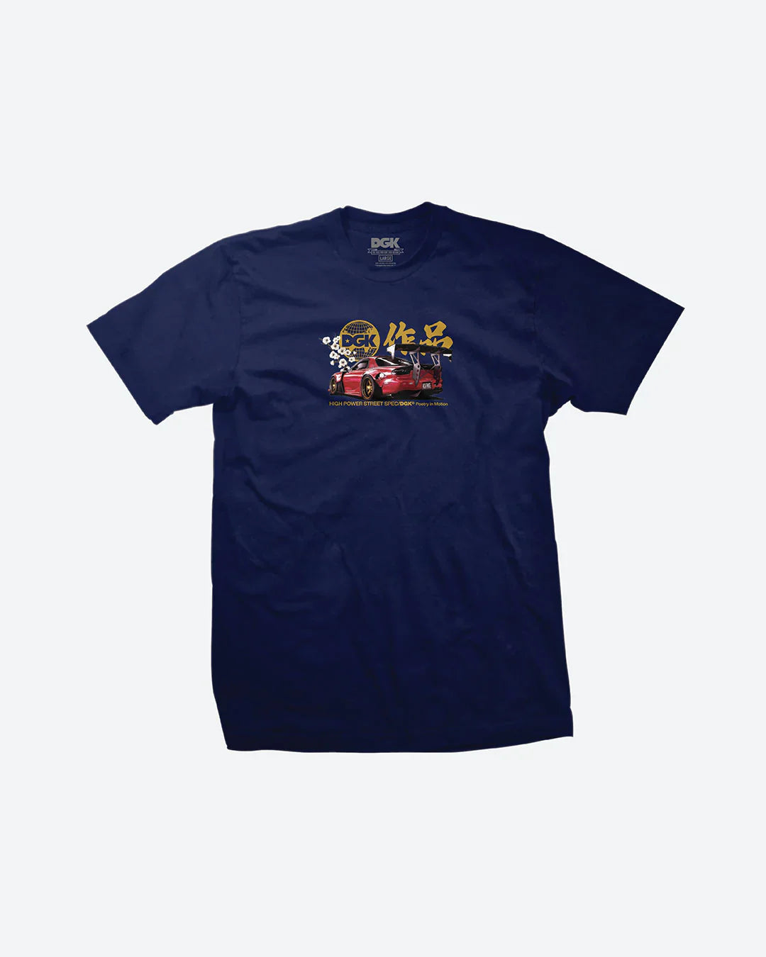DGK Beauty And The Beast T-Shirt - Navy