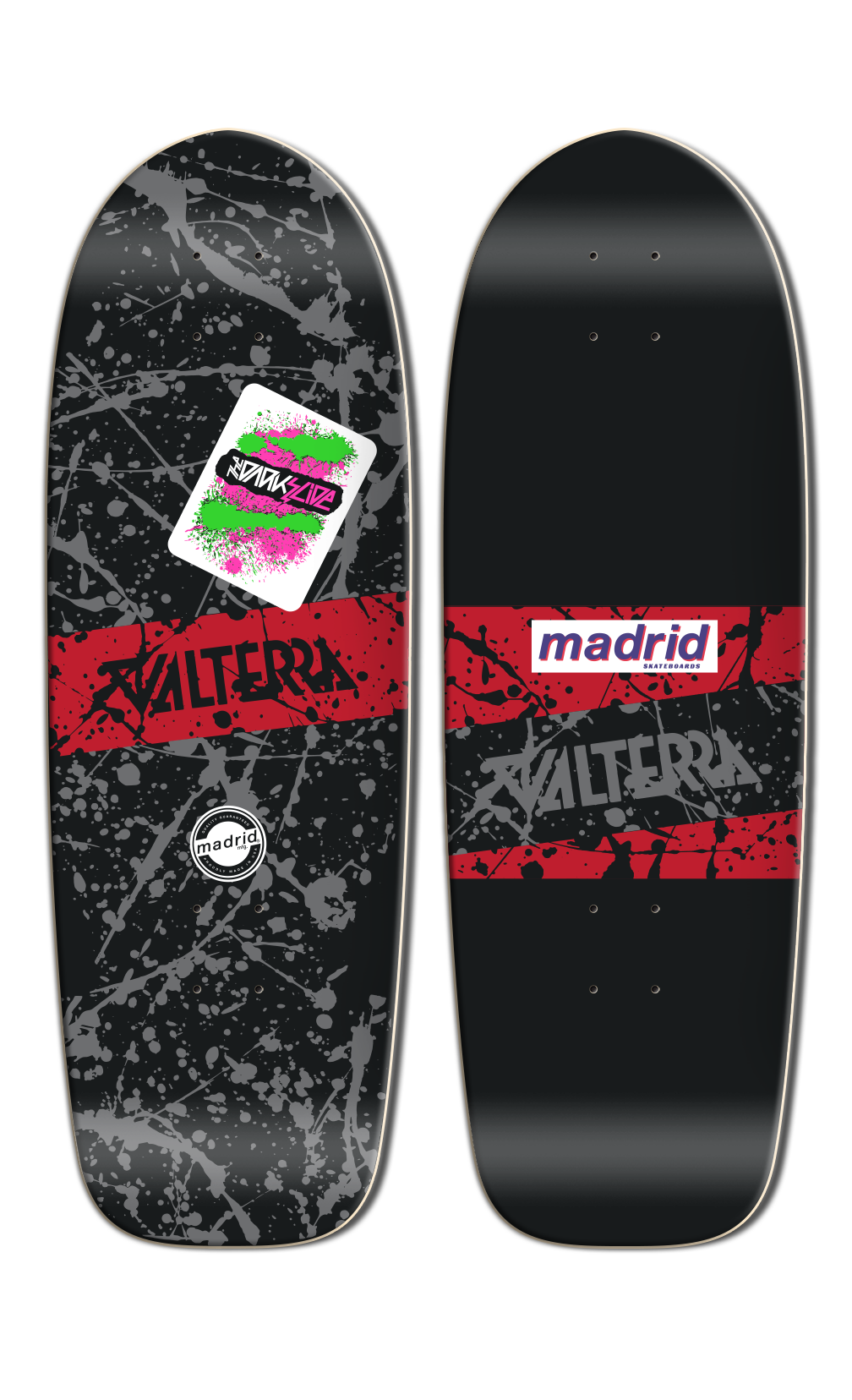 Valterra x Madrid Marty Dark Slide Exclusive LTD Skateboard Deck