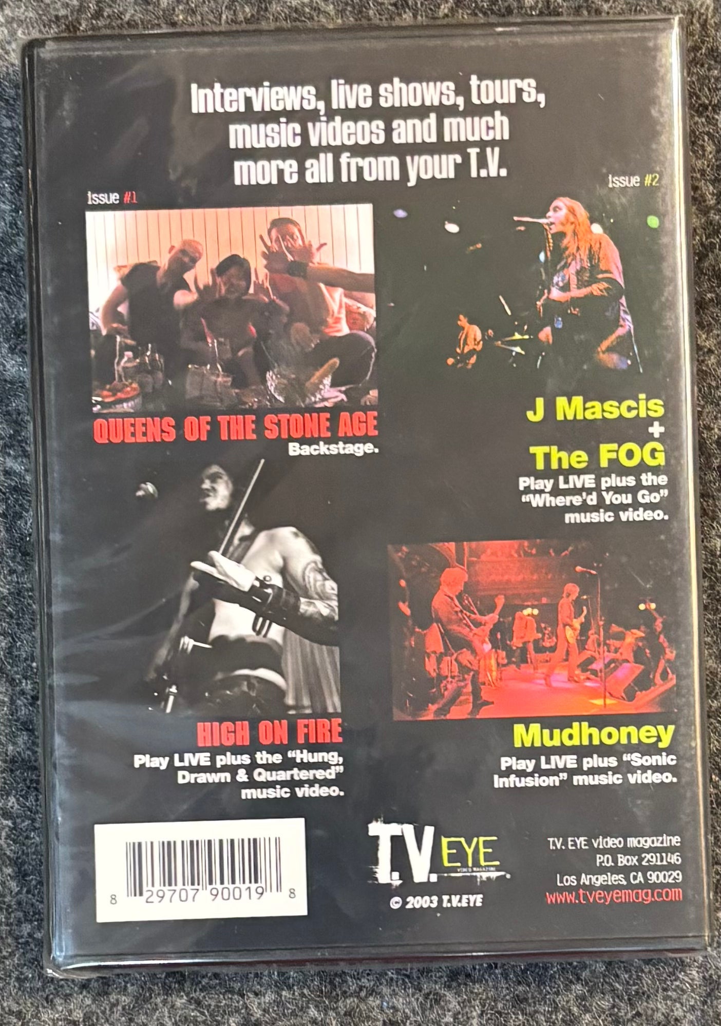 T.V.EYE DVD #1 AND #2 (NTSC) DVD