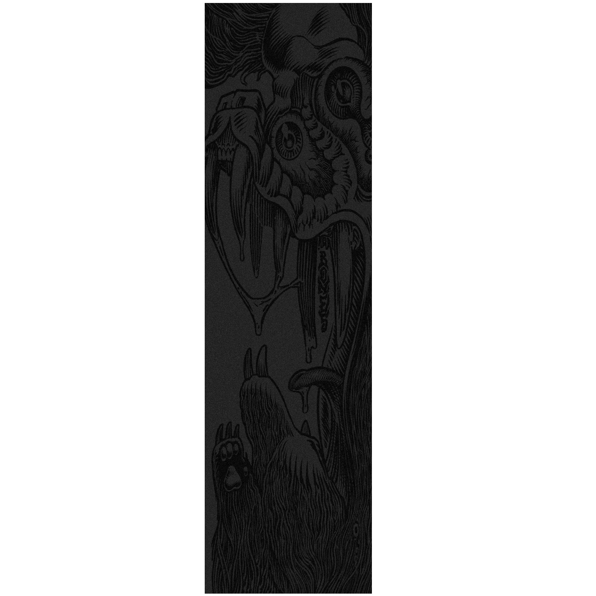 Bones Bearly There Single Sheet Griptape 9″x33″ - Black