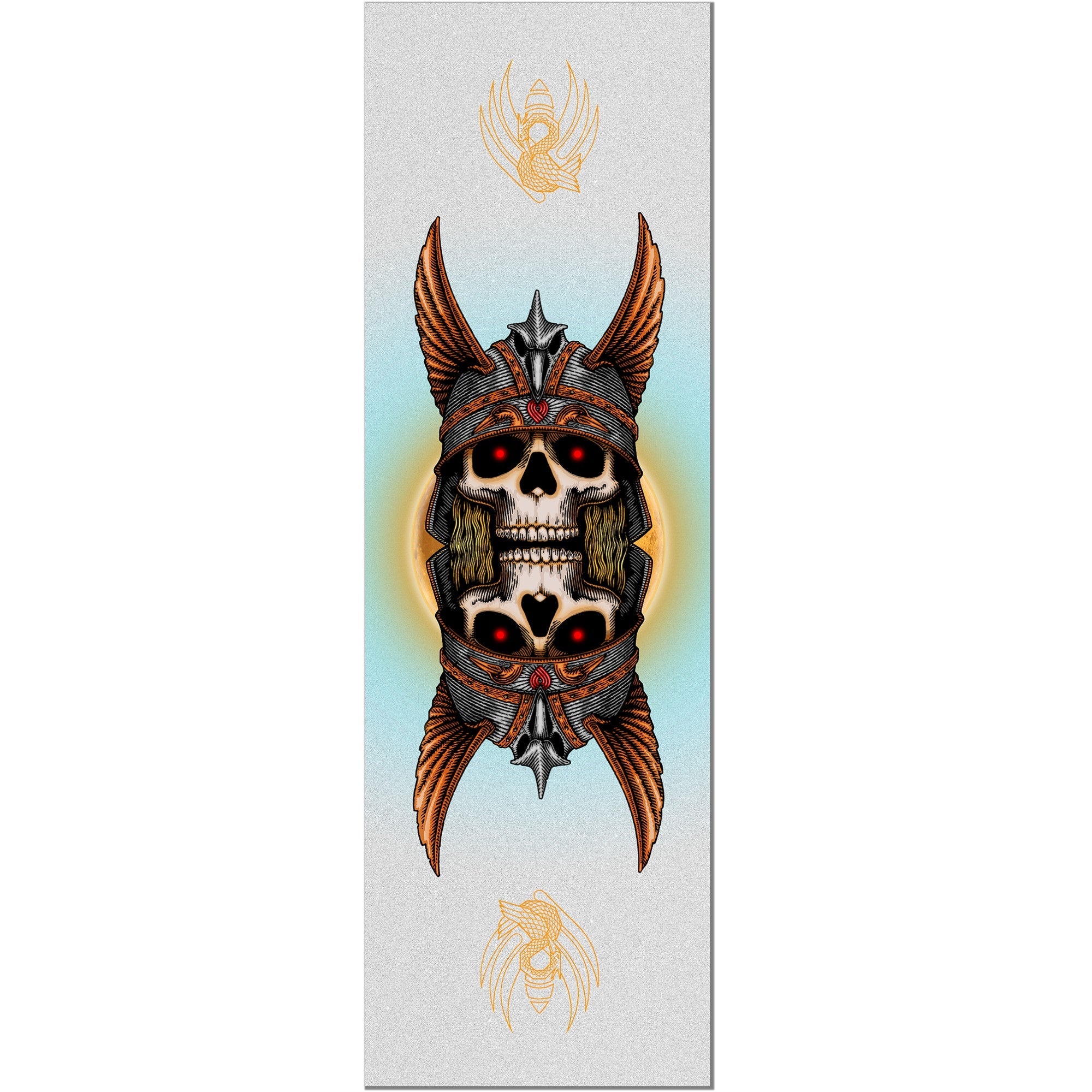 Powell Peralta Andy Anderson Skull Egg Griptape - 10.5″x33″ Clear