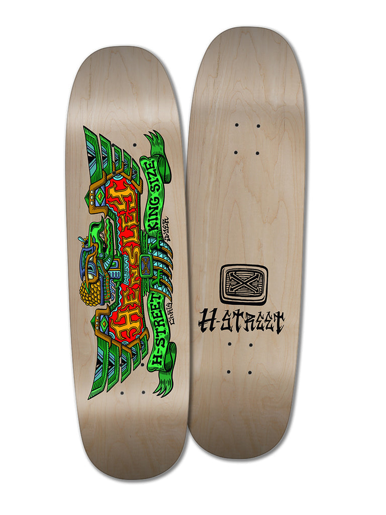 H-STREET MATT HENSLEY - CHRIS DYER KINGSIZE EAGLE 8.9" SKATEBOARD DECK