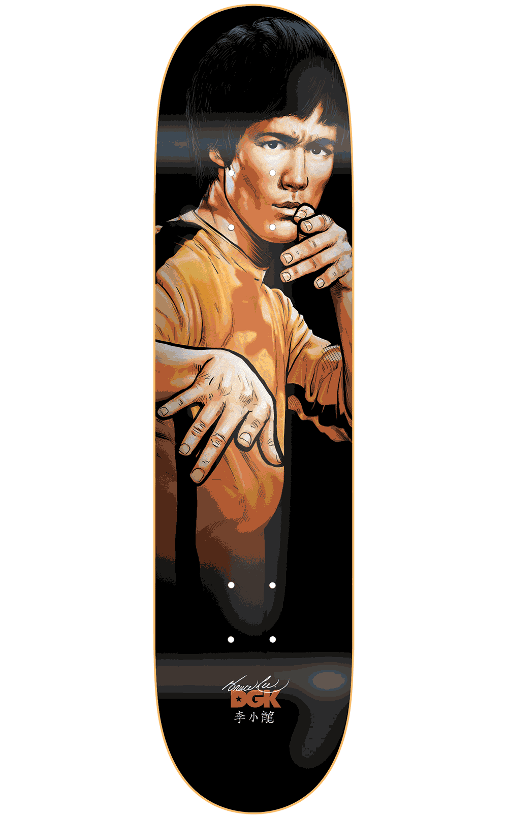DGK x Bruce Lee Dragon Lee Lenticular Deck - 8.25" Multi