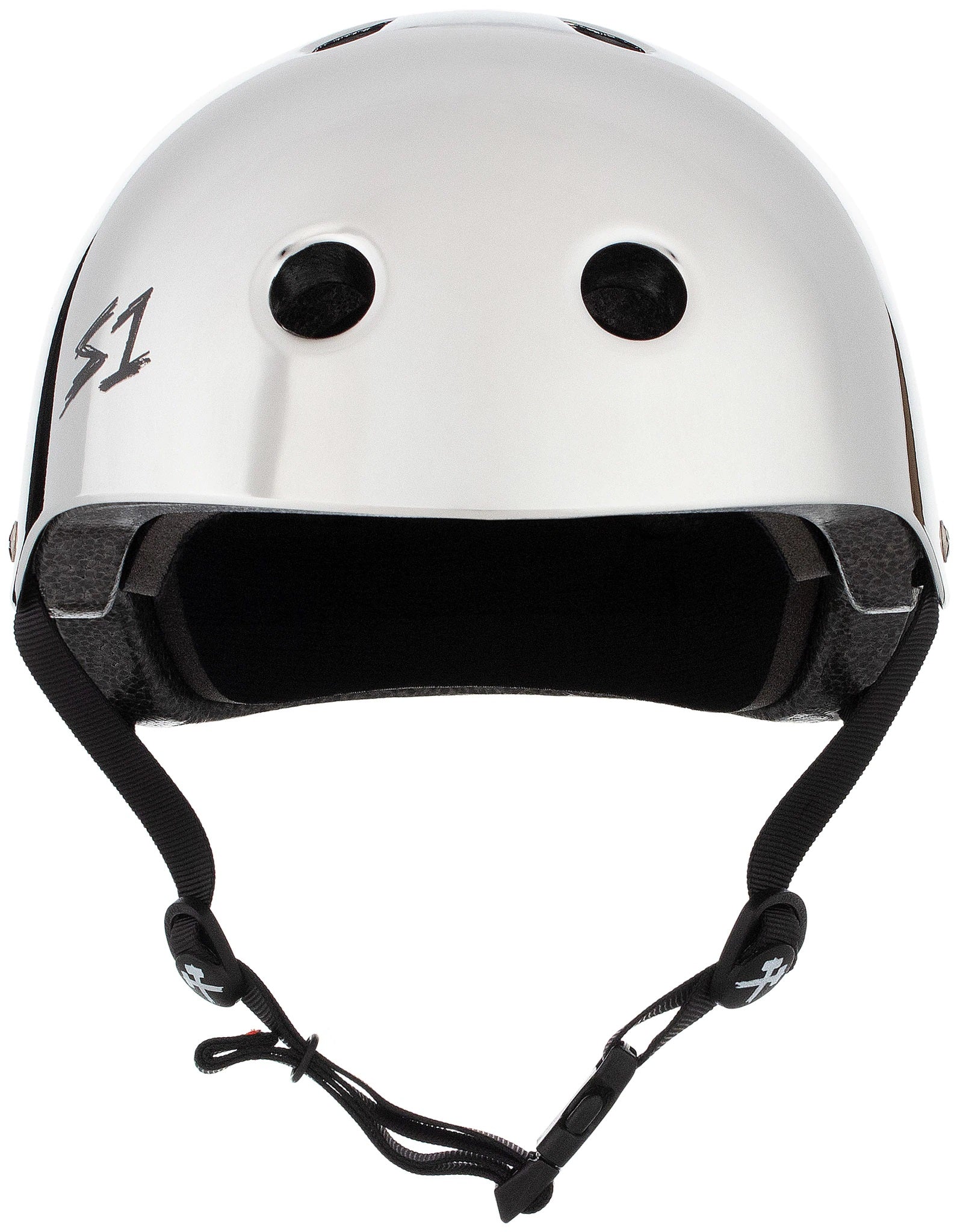 S1 Lifer Helmet - Silver Mirror Gloss
