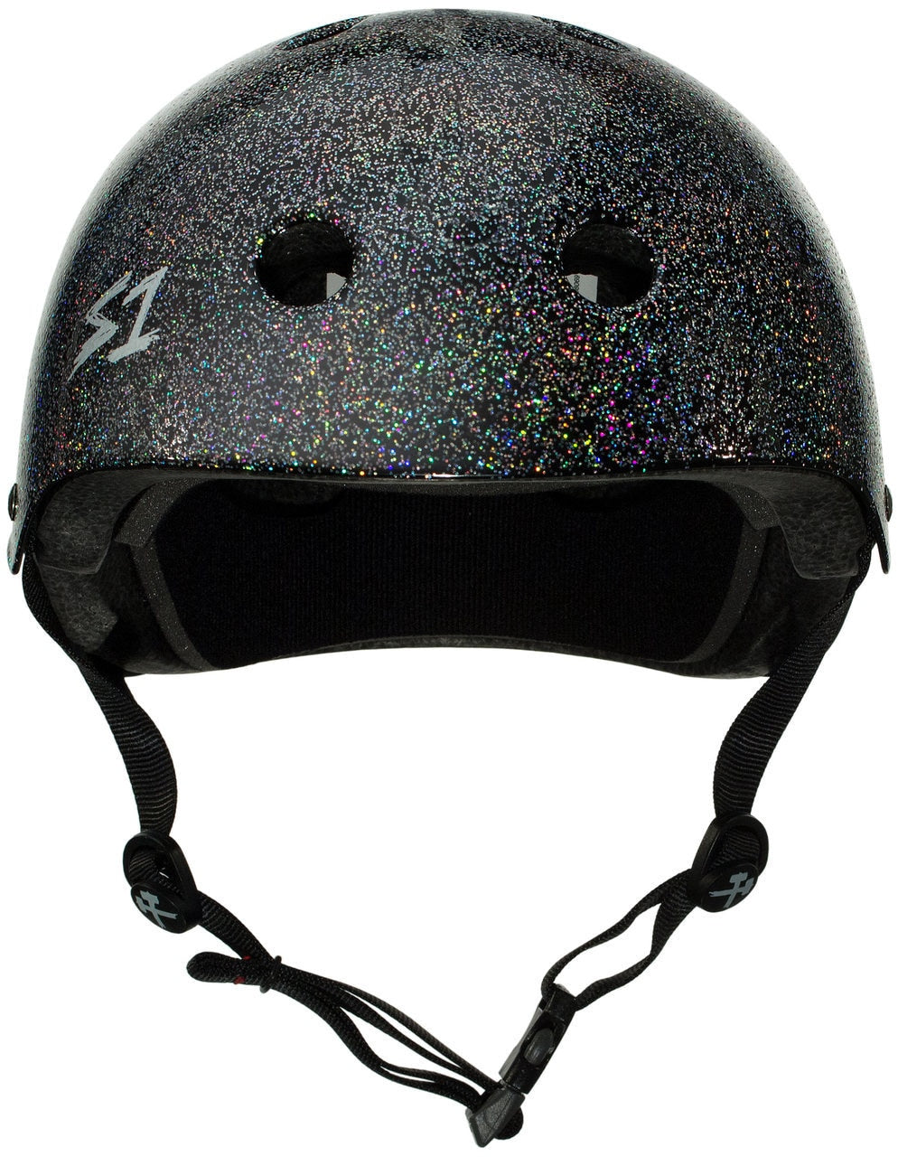 S1 Mega Lifer Helmet - Black Gloss Glitter