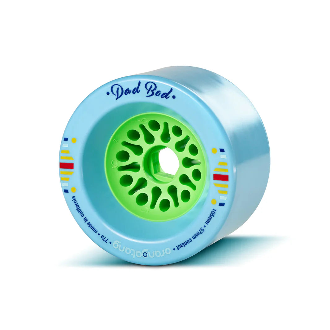 Orangatang Dad Bods 105mm 77a Longboard Wheels - Blue