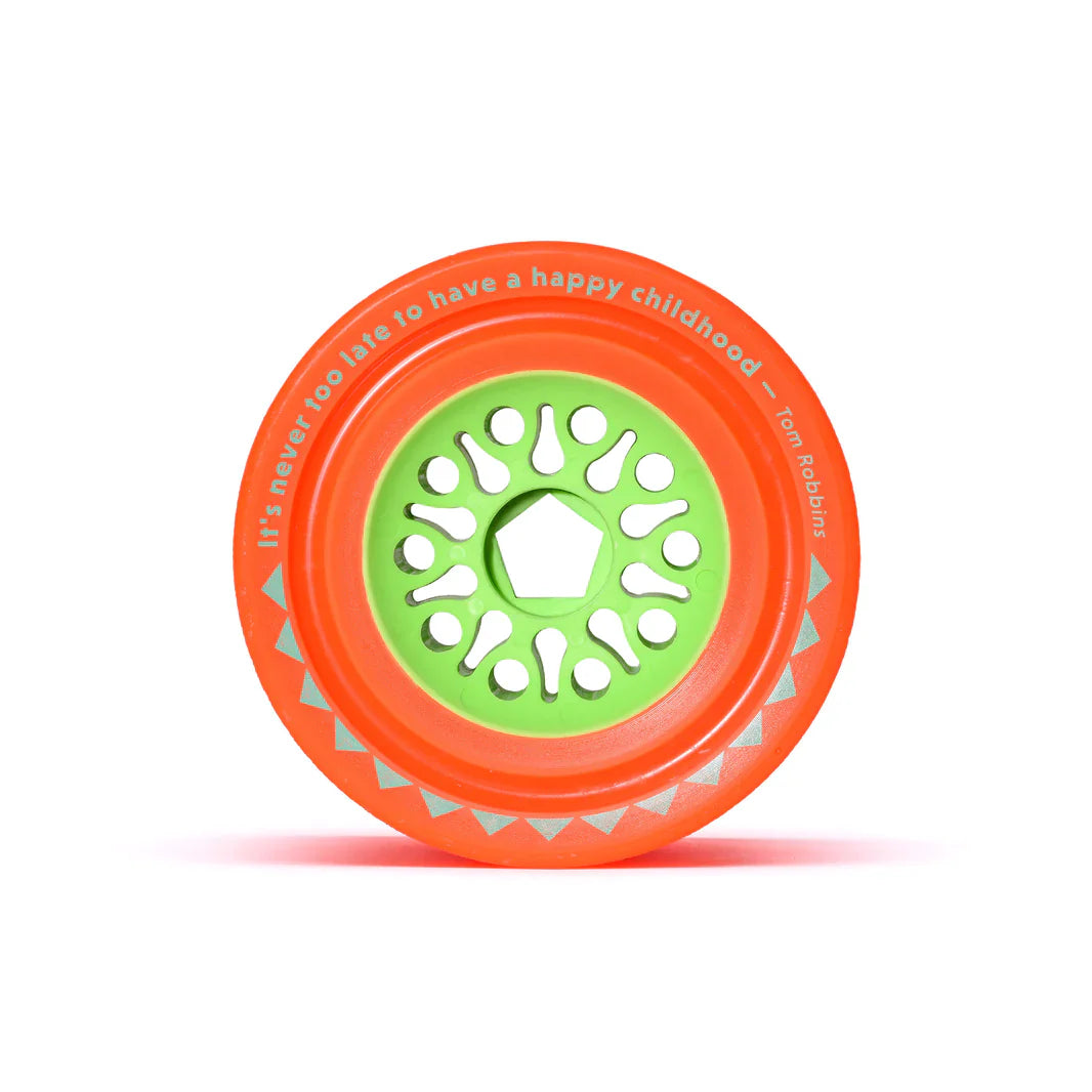 Orangatang Dad Bods 105mm 80a Longboard Wheels - Orange