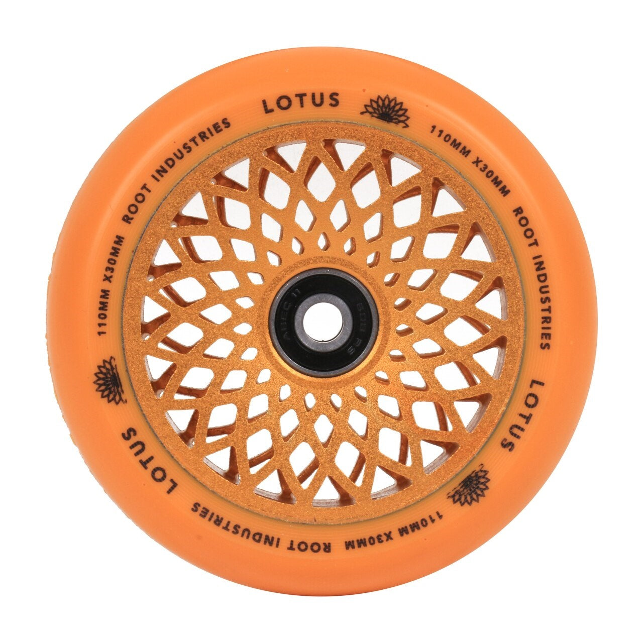 Root Industries 110mm X 24mm Lotus Wheels - Orange (Pair)