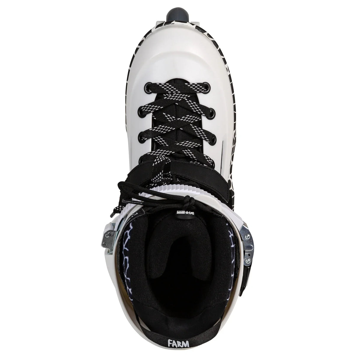 USD Sway Farmer Pro Aggressive Inline Skates Complete - White/Black