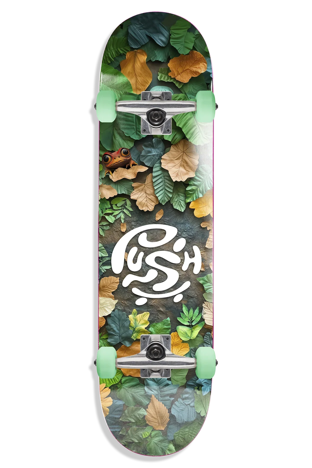 PUSH "Forest Green" 7.75" COMPLETE SKATEBOARD