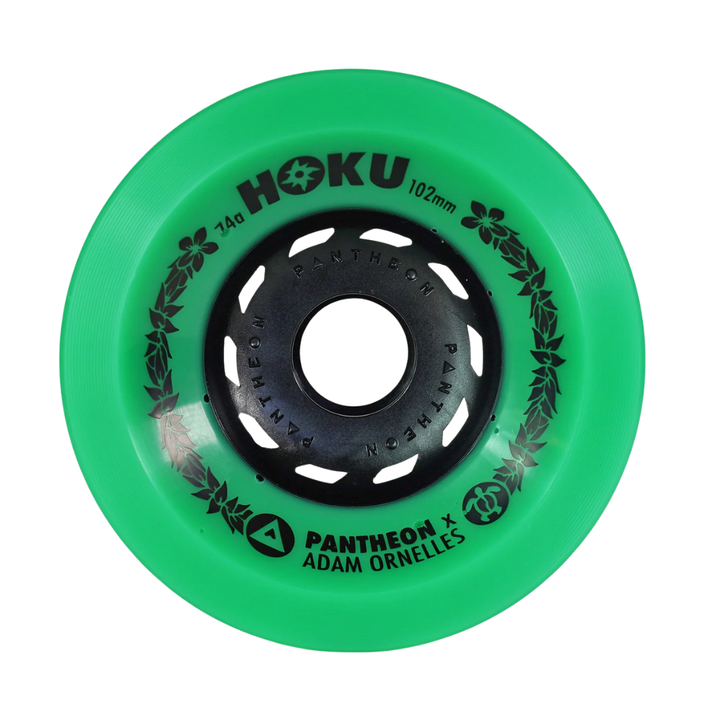 Pantheon Adam Ornelles Hoku 102mm 74a Wheels - Green (Set of 4)