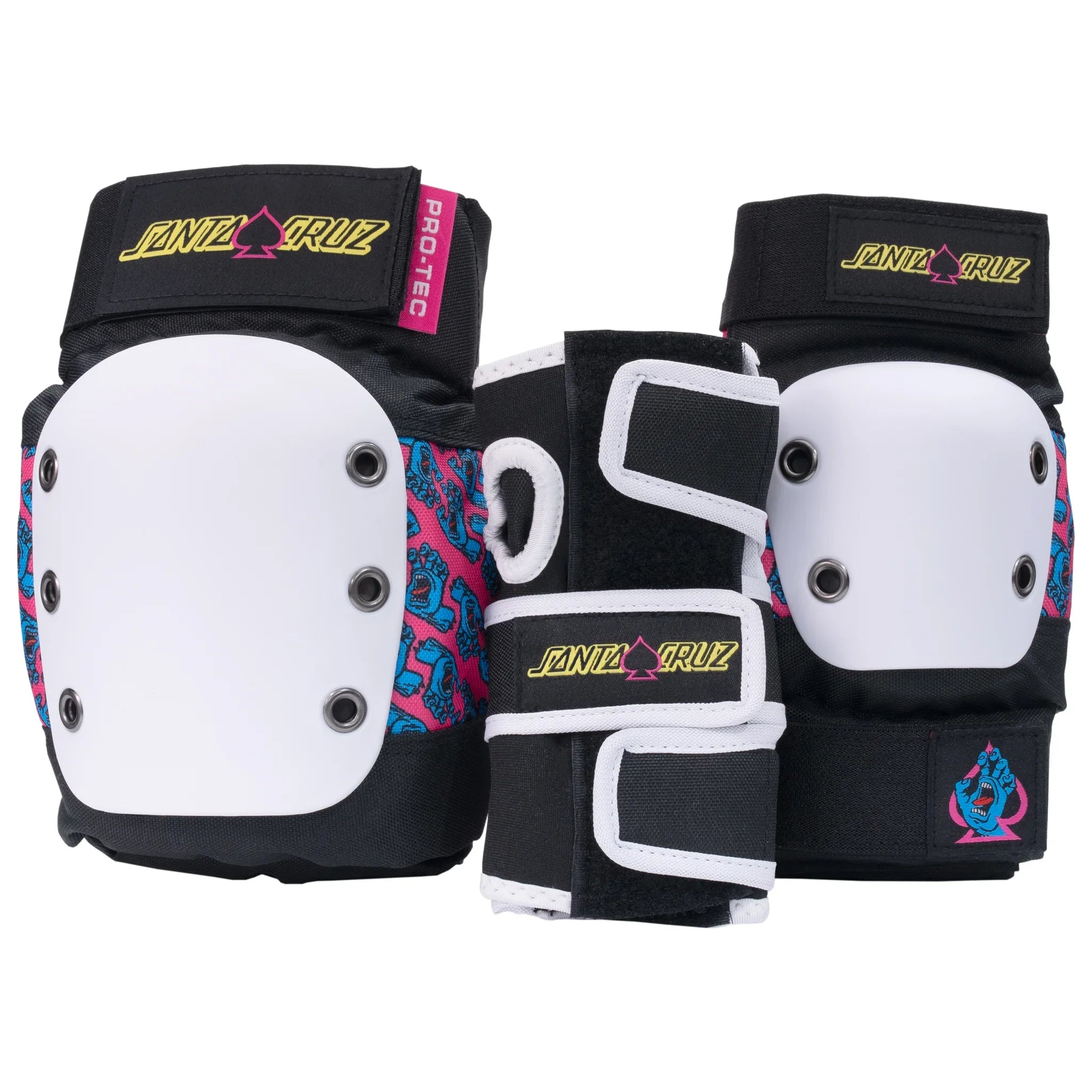Pro-Tec x Santa Cruz Street Gear 3-Pack Pad Set