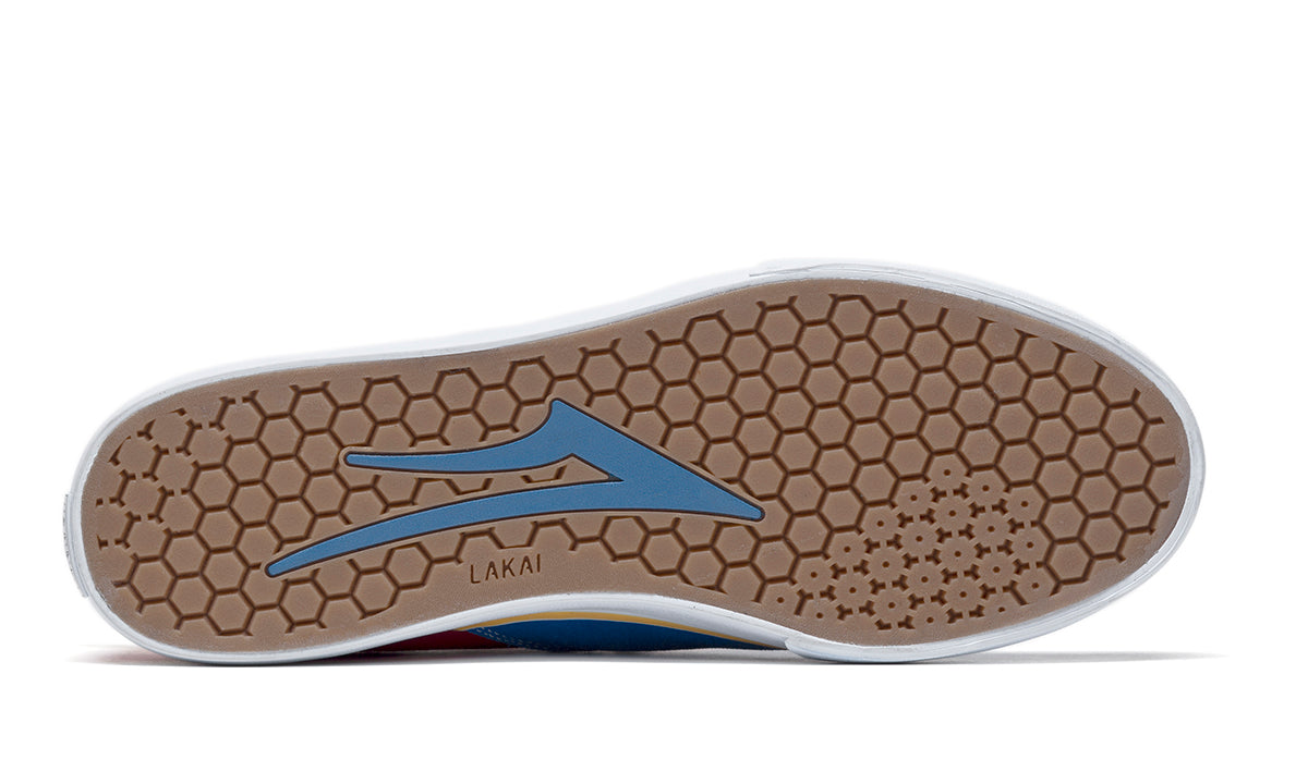 Lakai Shoes Riley 2 - Blue/Red/Yellow