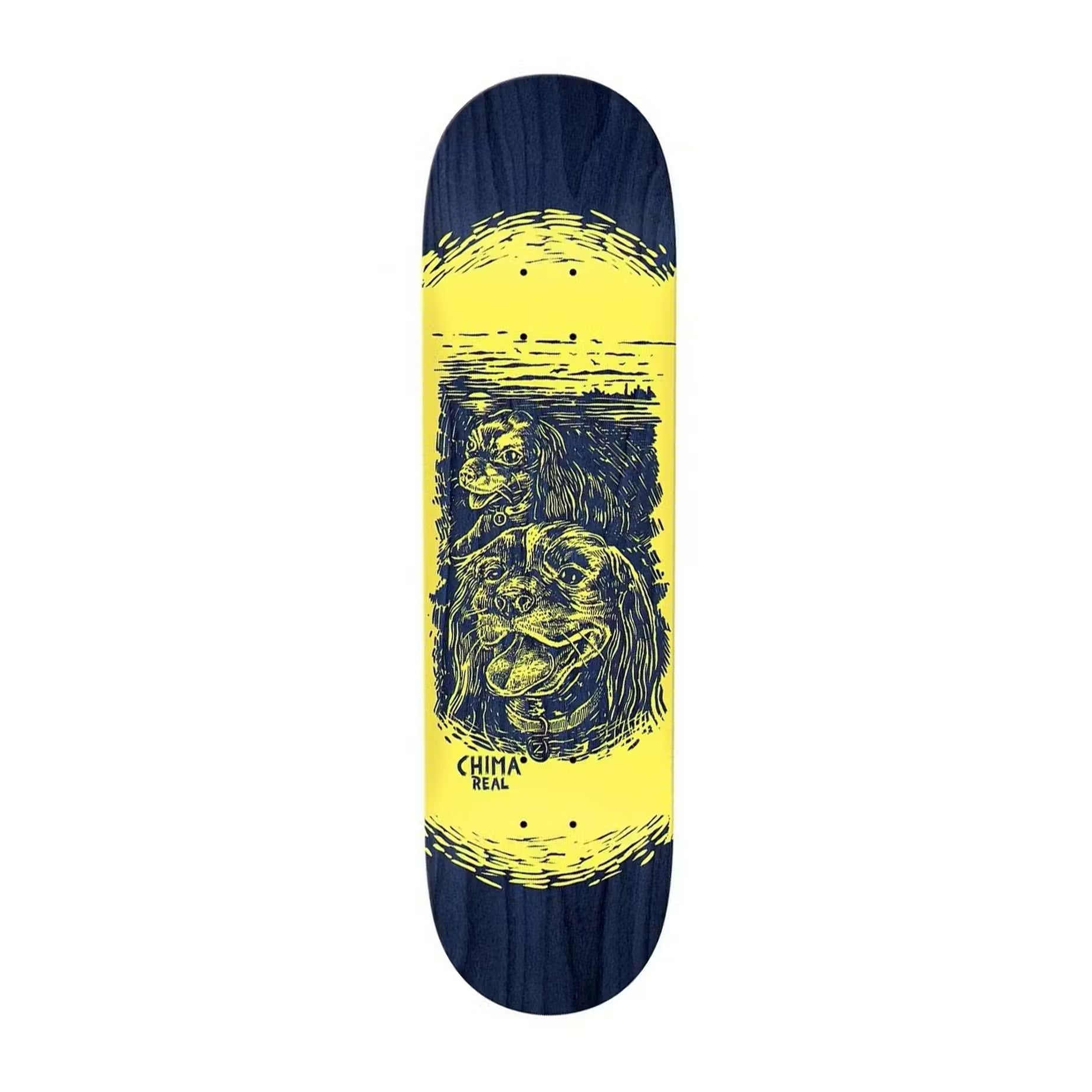 Real Chima Iggy & Ziggy Skateboard Deck - 8.25″