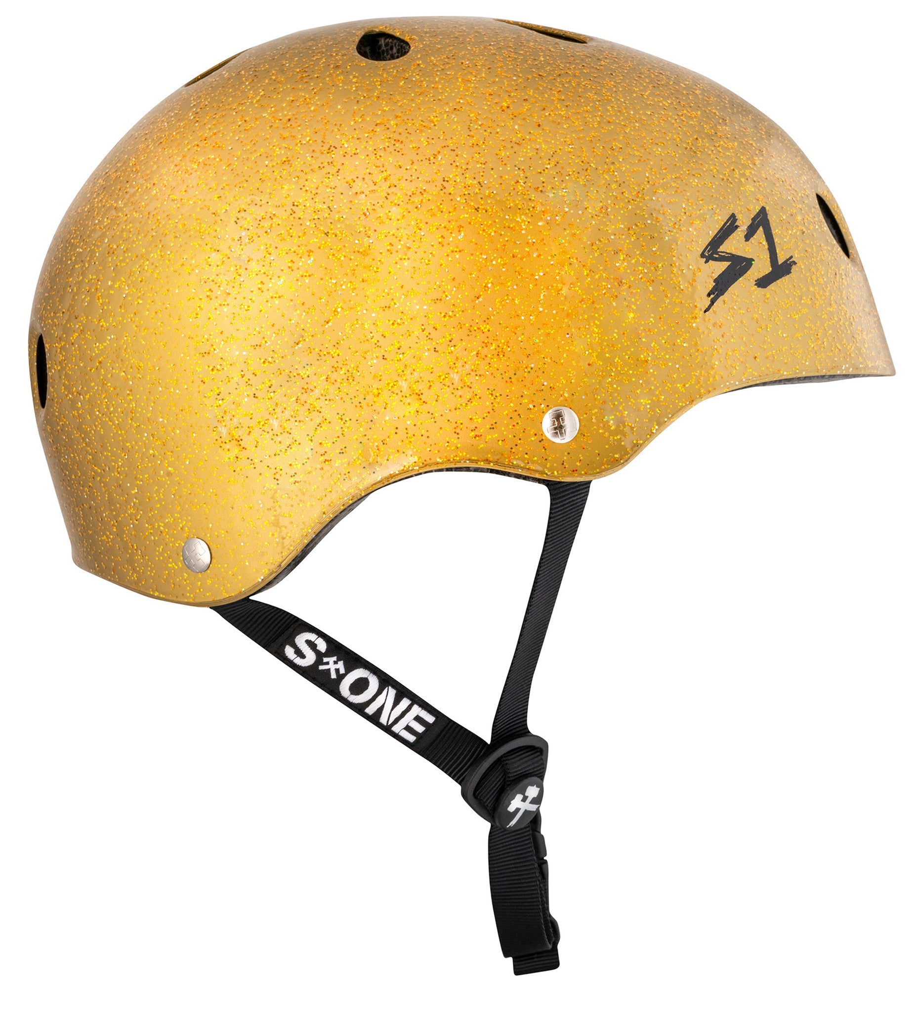 S1 Lifer Helmet - Gold Gloss Glitter