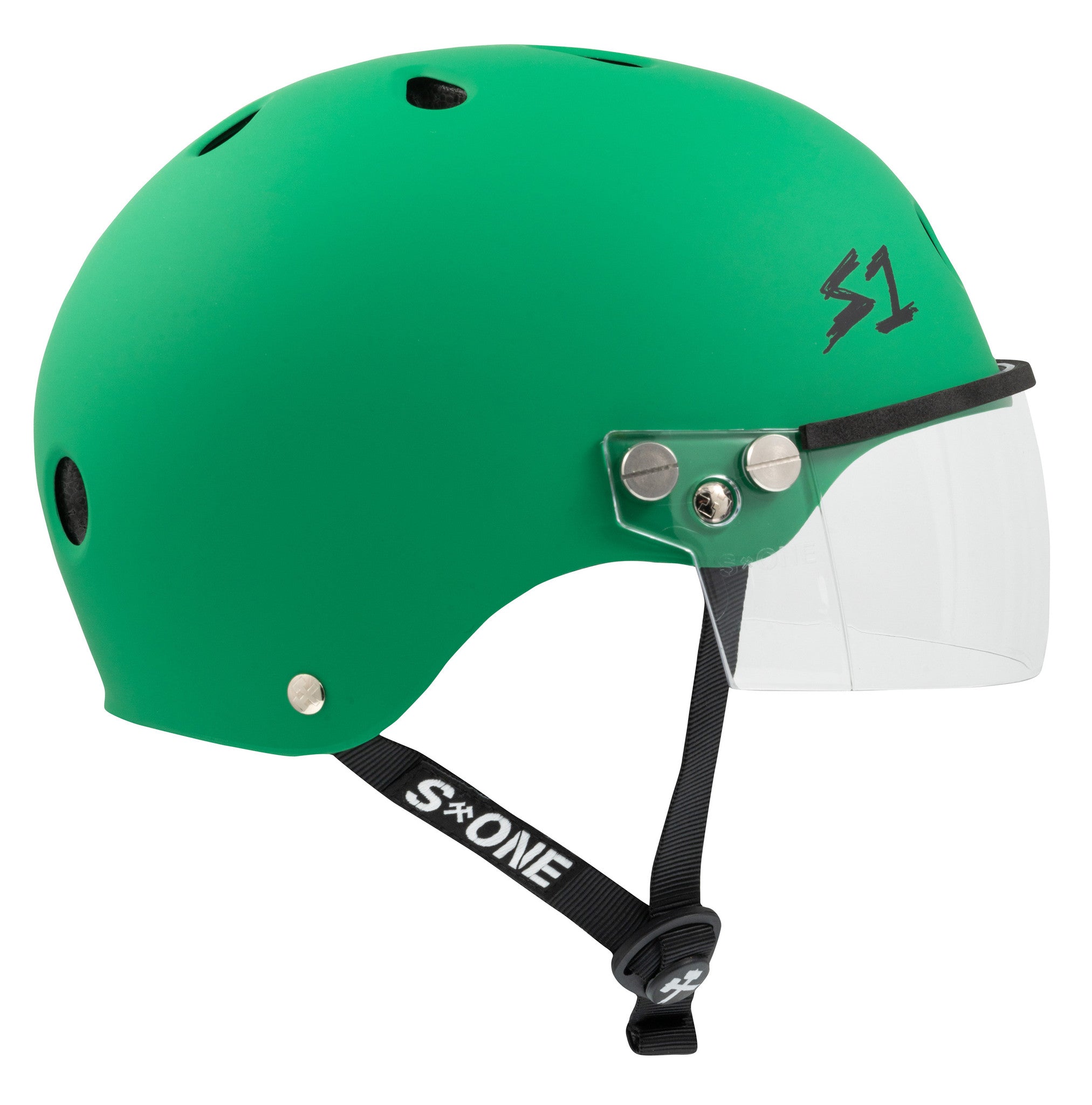 S1 Lifer Visor Gen 2 Helmet - Kelly Green Matte