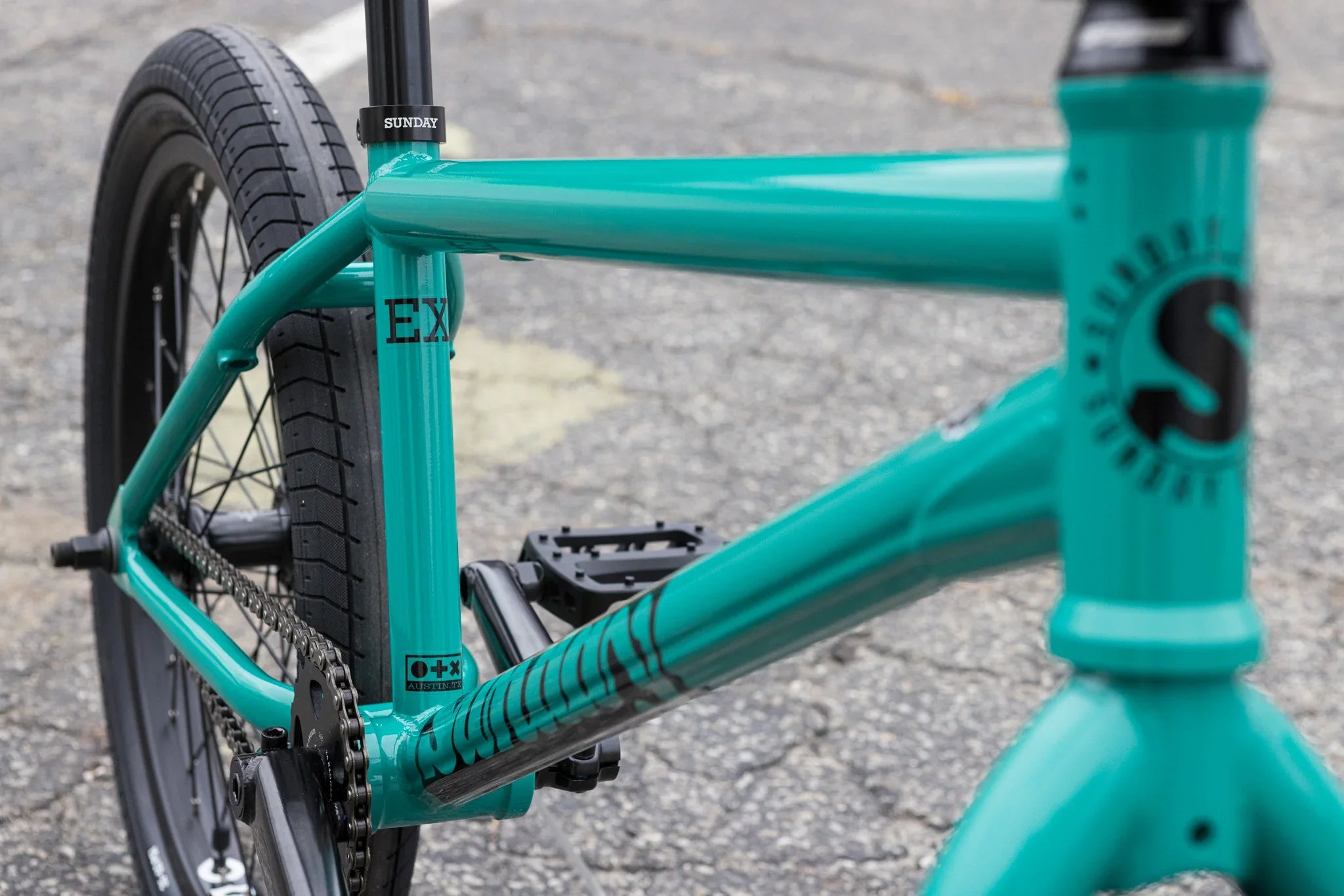Sunday Ex (Csst) Erik Elstran Signature 21″ Complete BMX Bike - Gloss Billiard Green